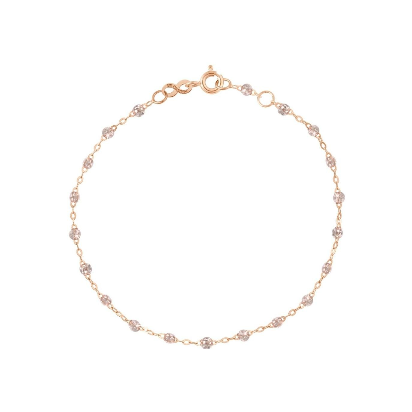 Achat Bracelet Gigi Clozeau Classique en or rose et résine sparkle, 17cm