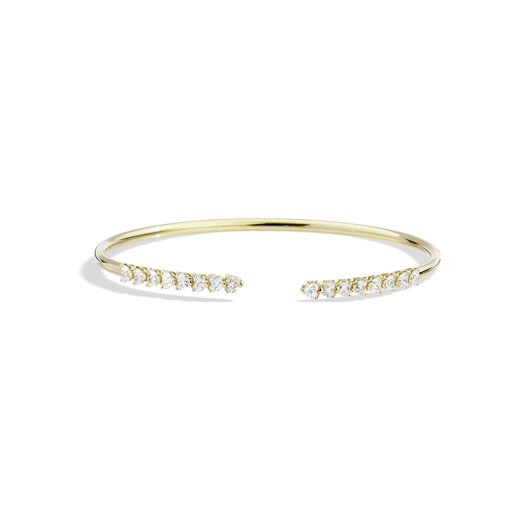 Achat Bracelet Recarlo Anniversary More en or jaune et diamants coeurs naturels 1.40 ct, taille M