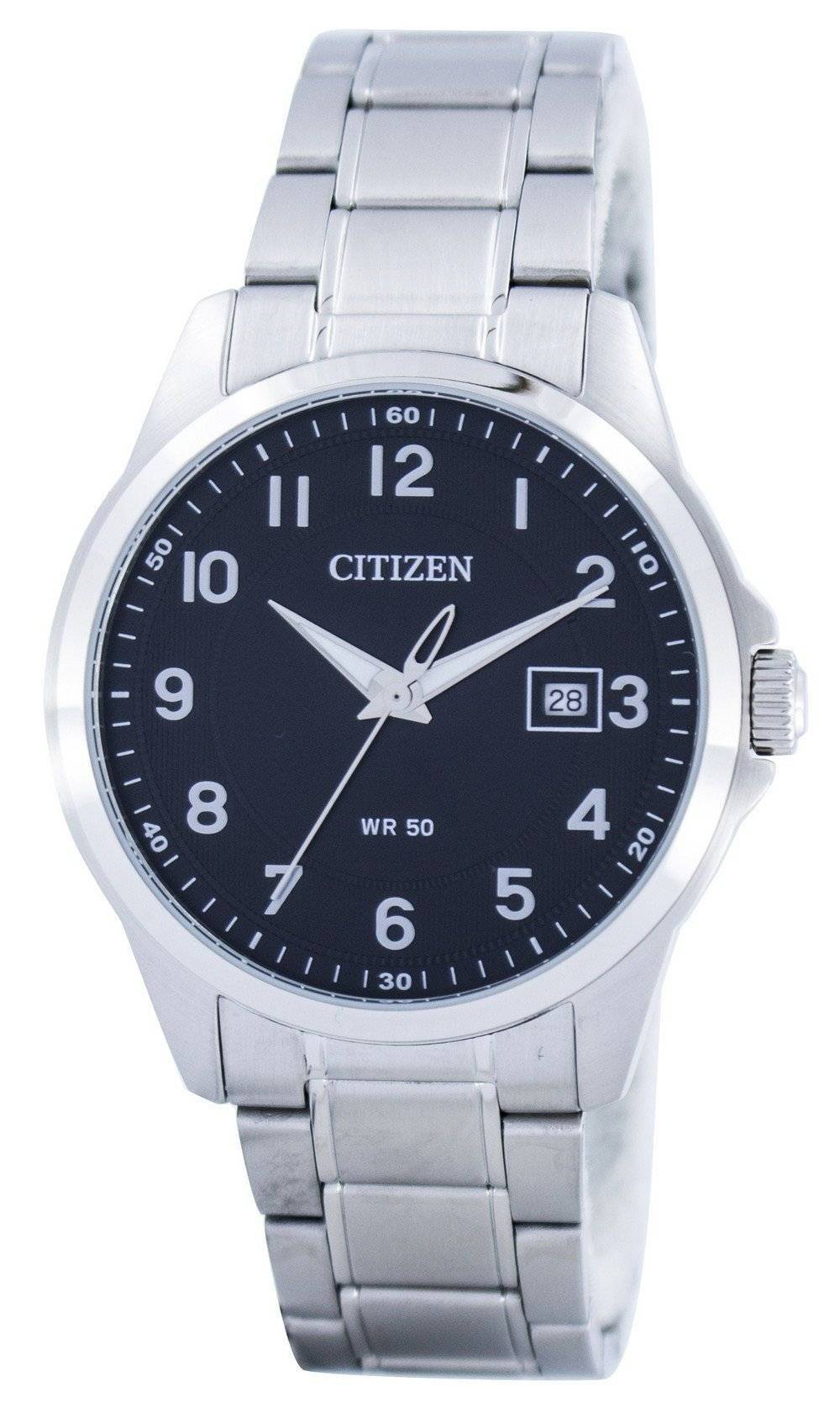 Citizen Quartz Black Dial BI5040-58E Montre Homme