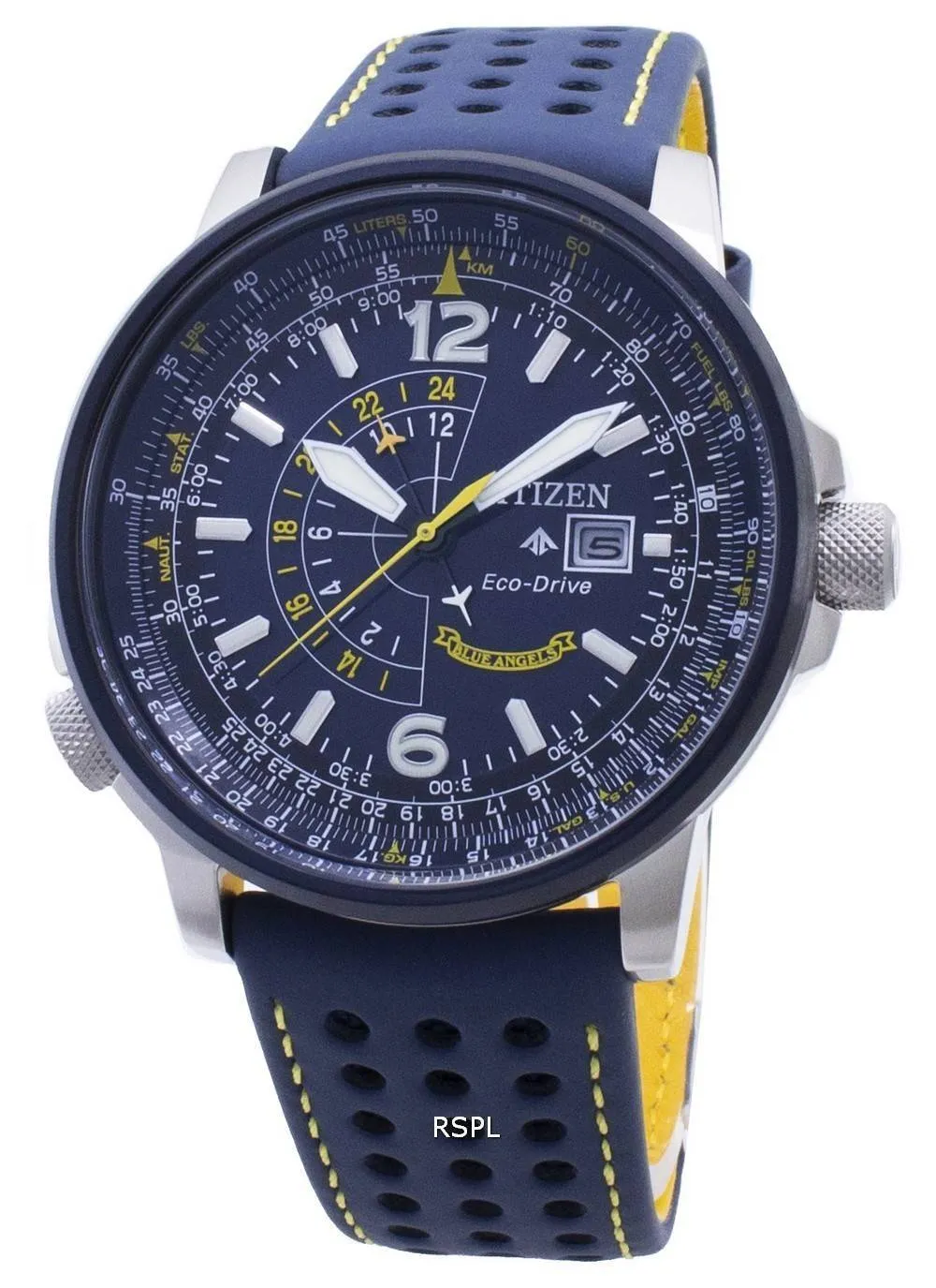 Montre pour homme Citizen Blue Angels BJ7007-02L Eco-Drive 200M
