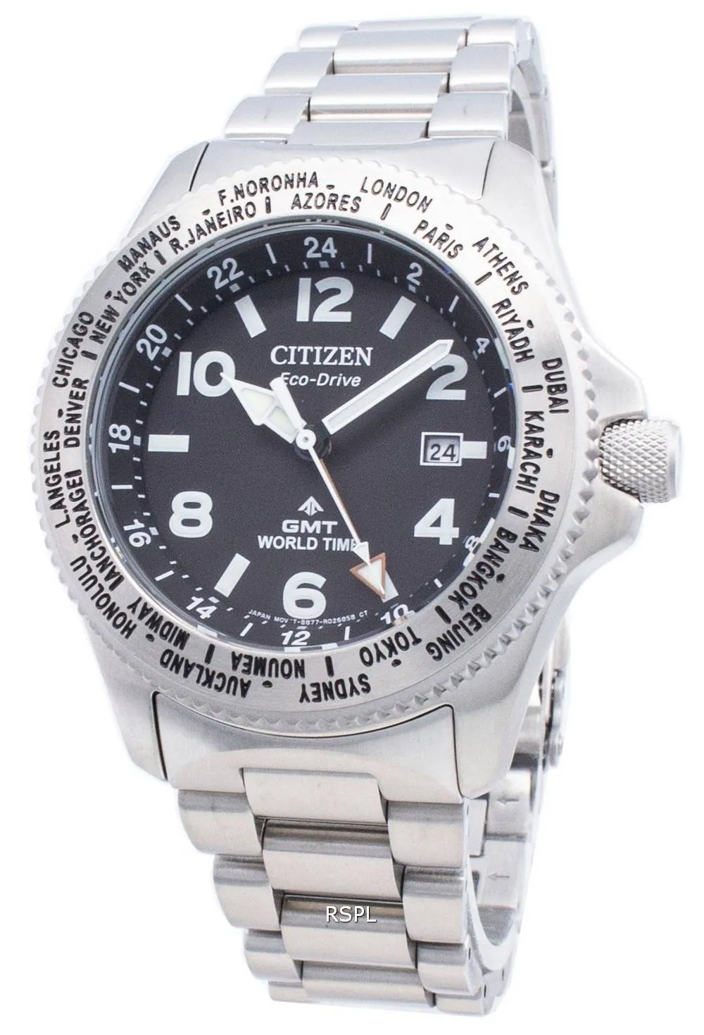 Montre Citizen PROMASTER Eco-Drive BJ7100-82E World Time 200M pour homme