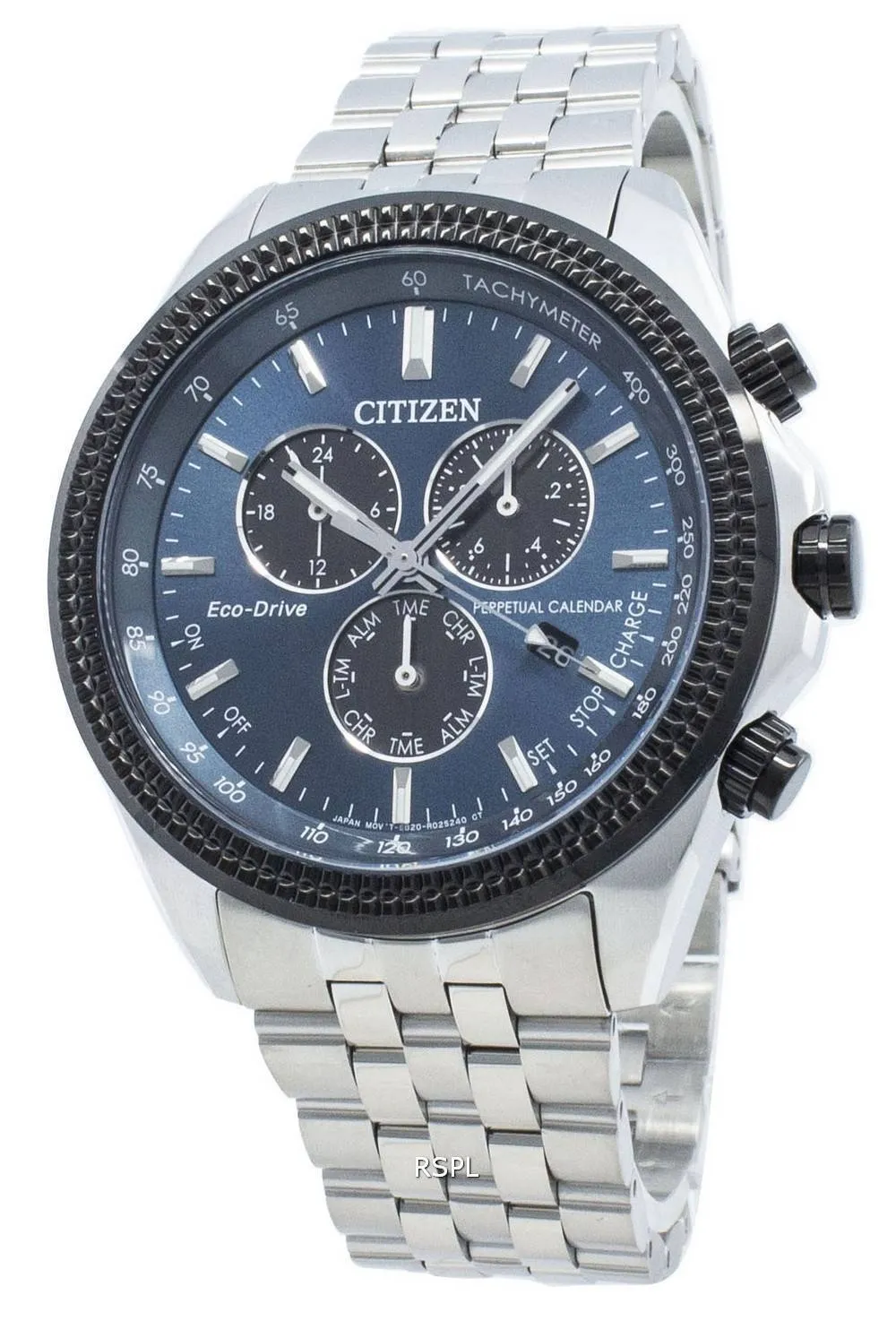 Montre Citizen Brycen BL5568-54L Eco-Drive Tachymètre pour homme