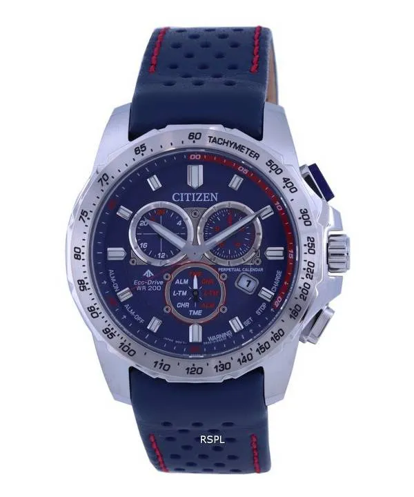 Montre pour homme Citizen Promaster MX chronographe cadran bleu Eco-Drive BL5571-09L 200M