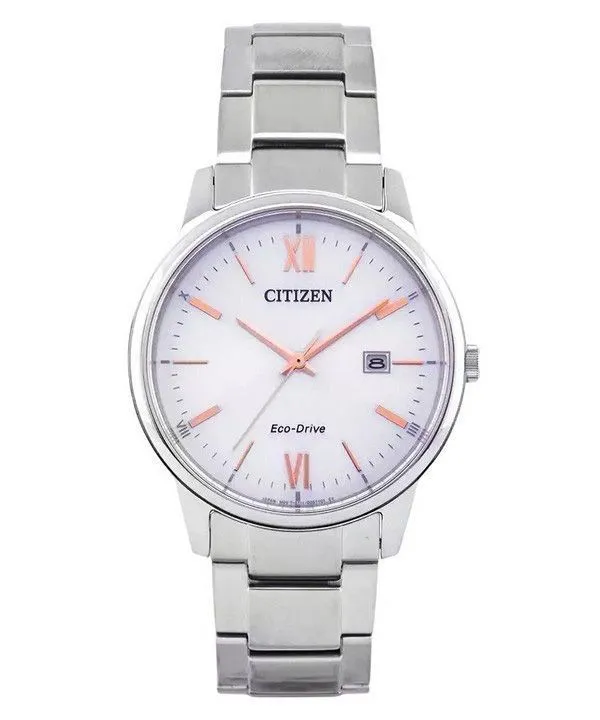 Montre unisexe Citizen Eco-Drive en acier inoxydable avec cadran argenté BM6978-77A