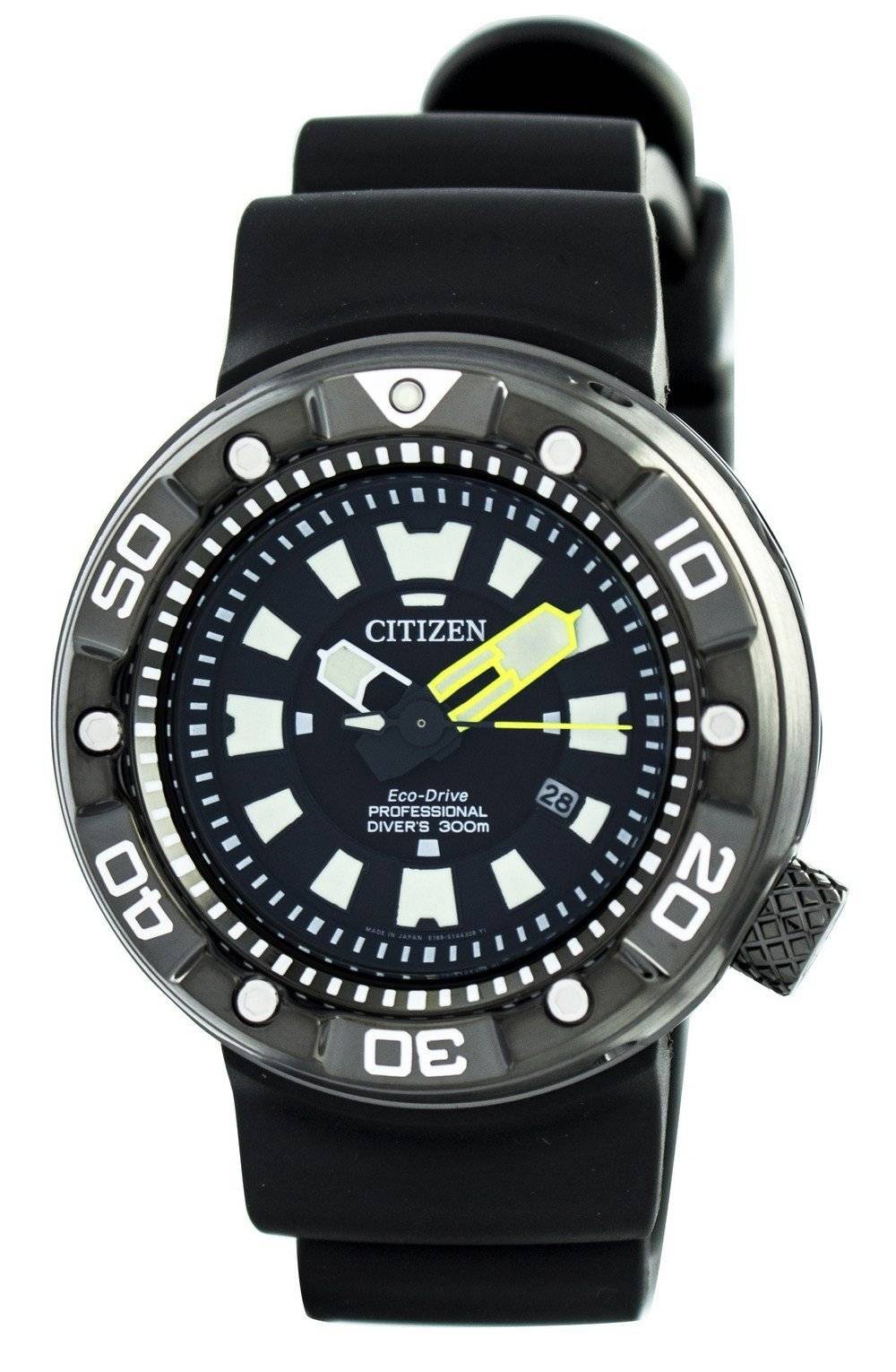 300M DLC Japon Citizen Promaster Eco-Drive Professional Diver faite BN0177-05F montre homme