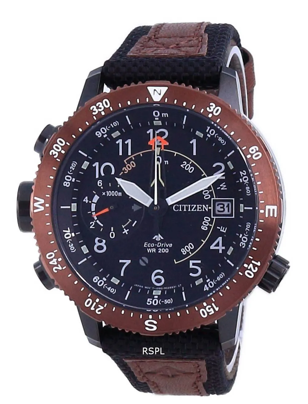 Montre de plongÃ©e Citizen Promaster Altichron Land Eco-Drive BN4049-11E 200M pour homme