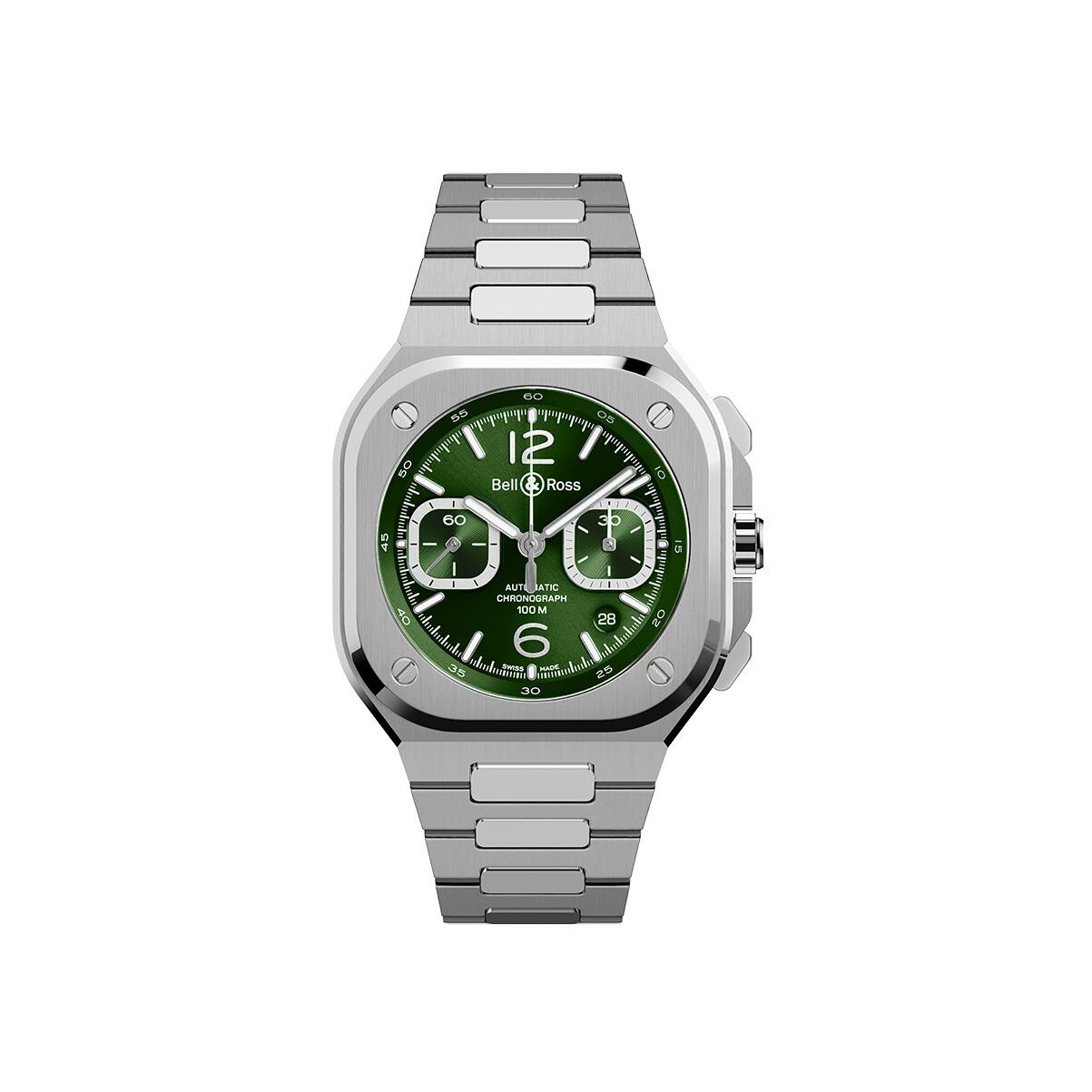 Achat Montre Bell & Ross BR 05 Chrono green steel