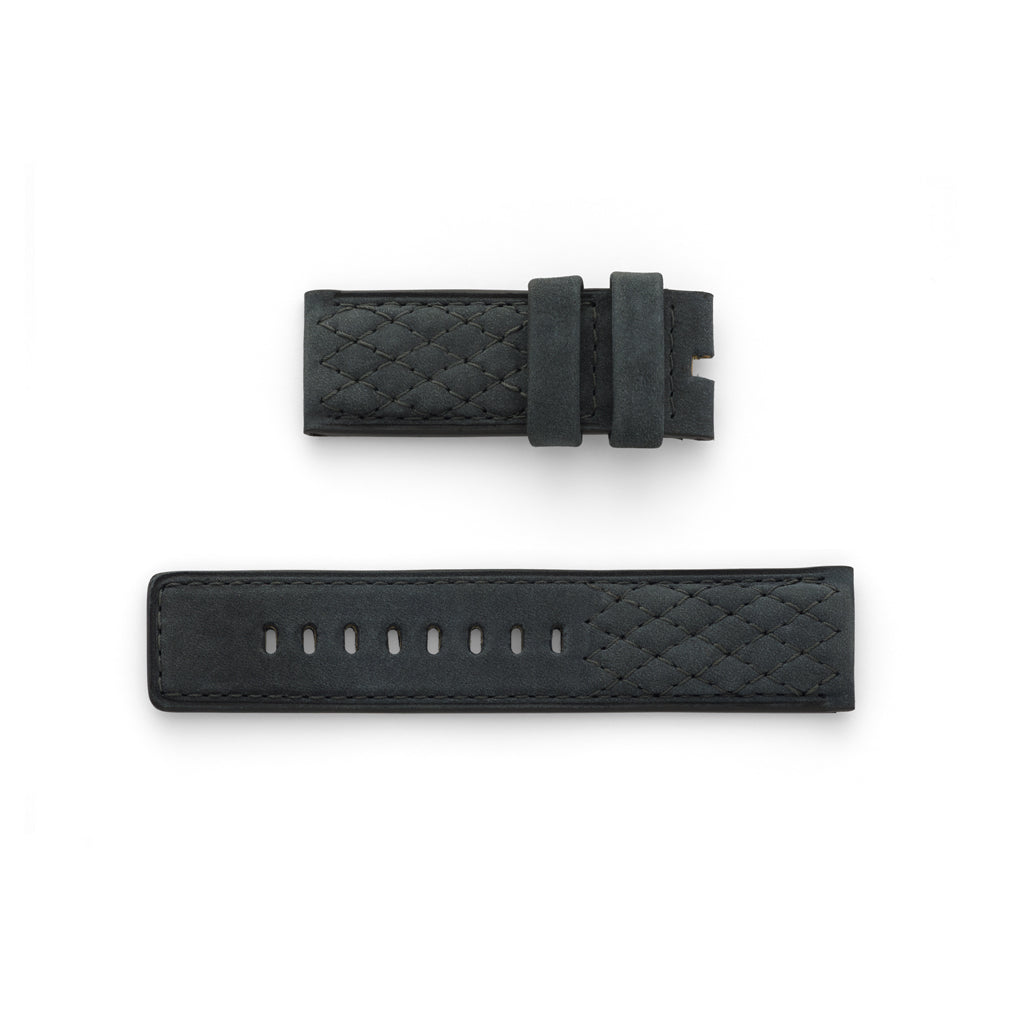 Bracelet nubuck gris anthracite racing