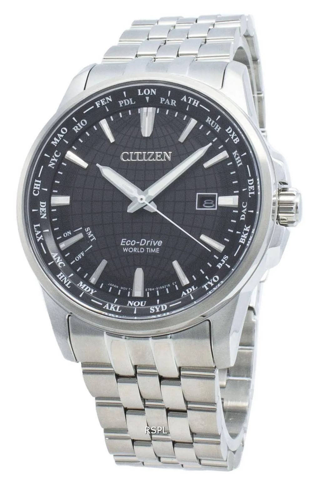 Montre Citizen Eco-Drive BX1001-89E World Time pour homme