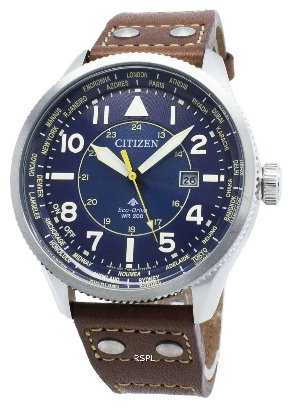 Montre Citizen Promaster Nighthawk BX1010-11L World Time Eco-Drive 200M pour homme