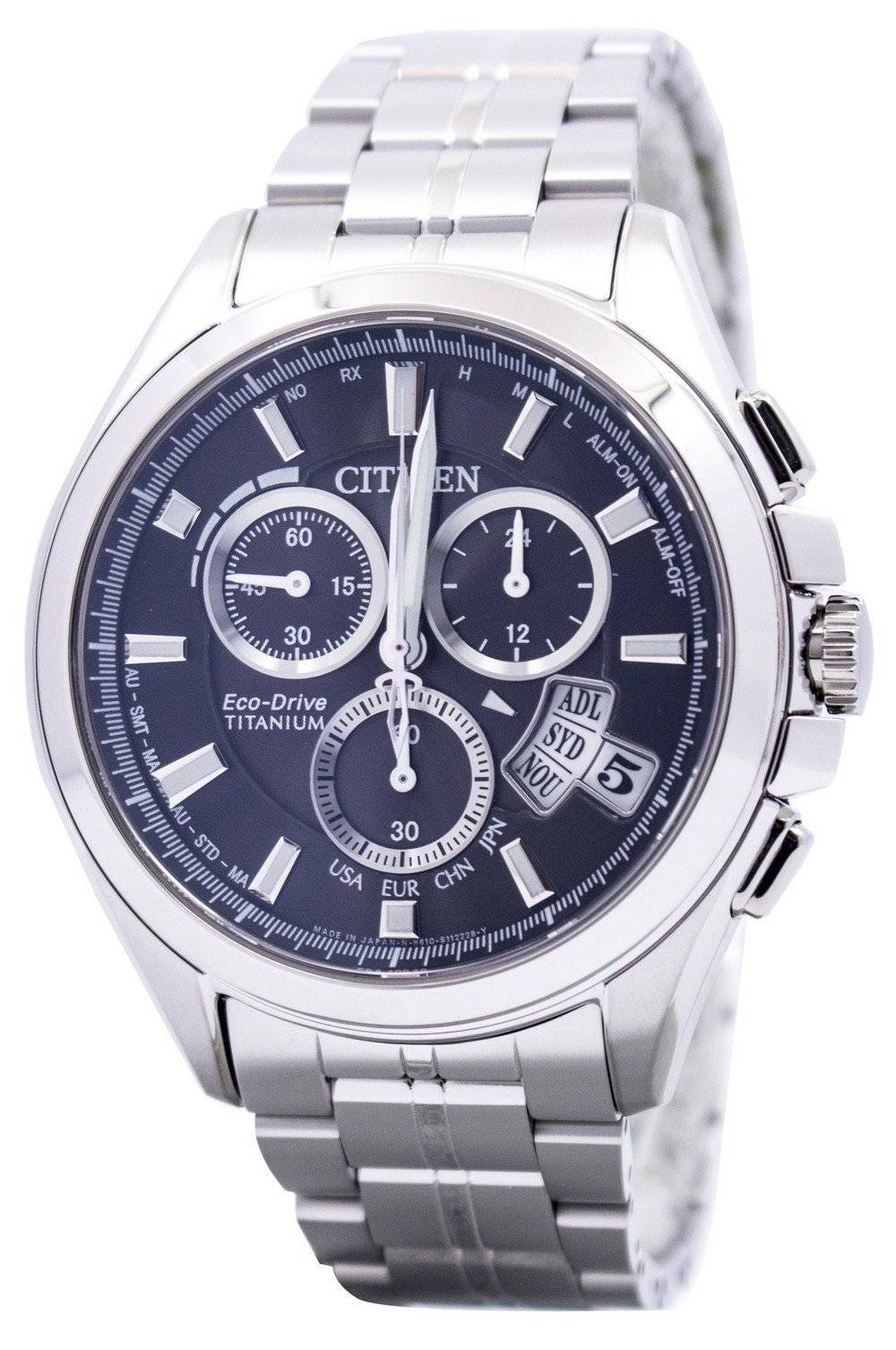 Contrôle de Radio Citizen Eco titane BY0051-55E / BY0050-58E