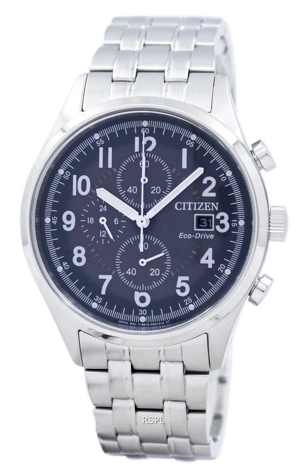 Chandler Citizen Eco-Drive chronographe analogique CA0620 - 59H montre homme