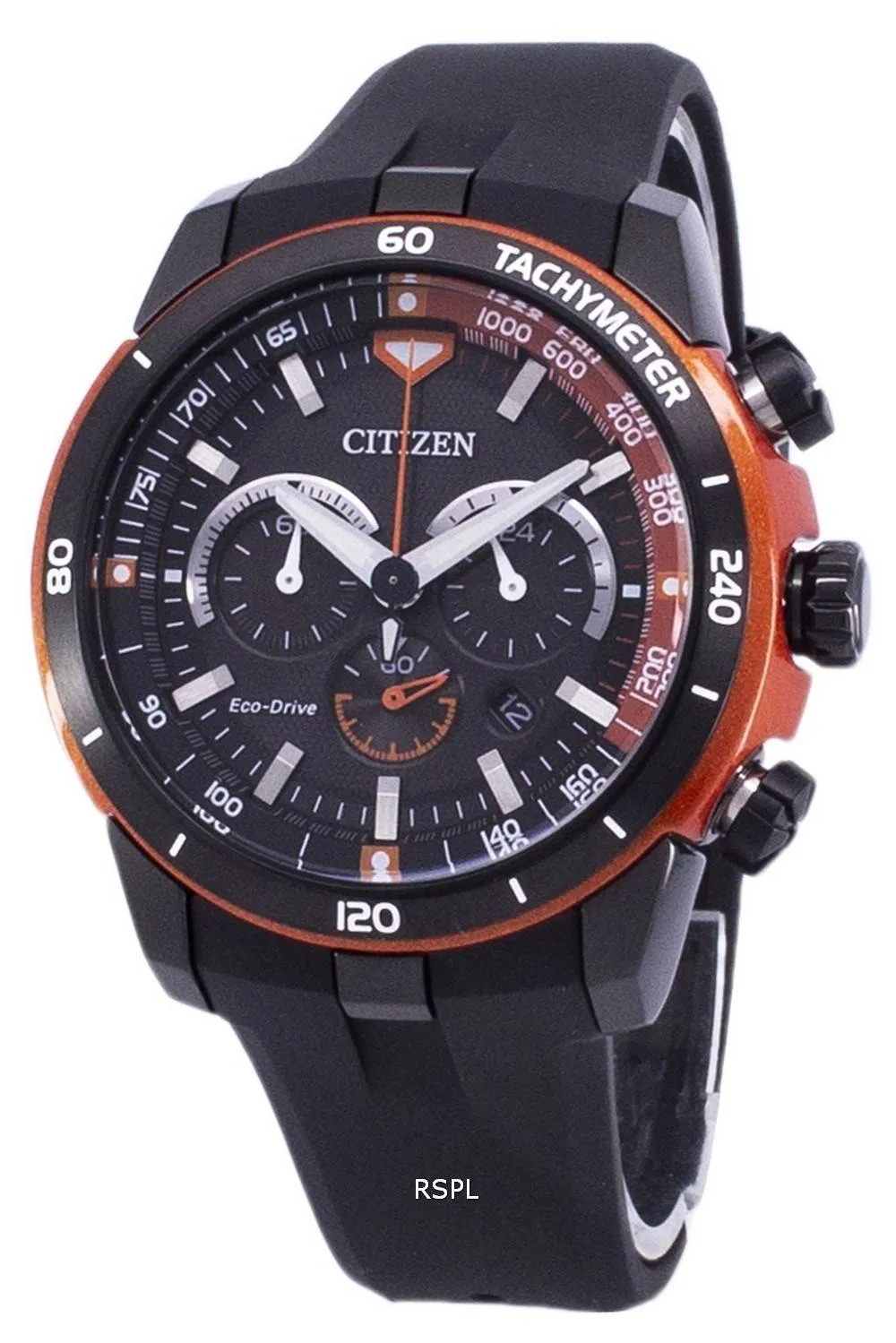Montre Citizen Eco-Drive chronographe tachymètre CA4154-07f masculine