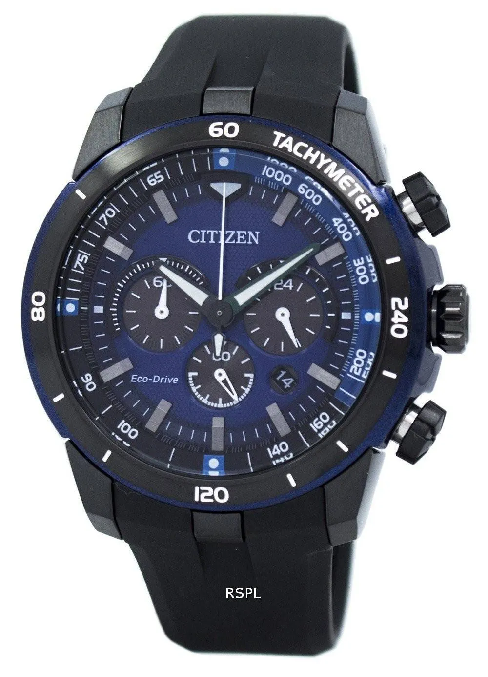 Montre Citizen Eco-Drive chronographe tachymètre CA4155 - 04L masculin