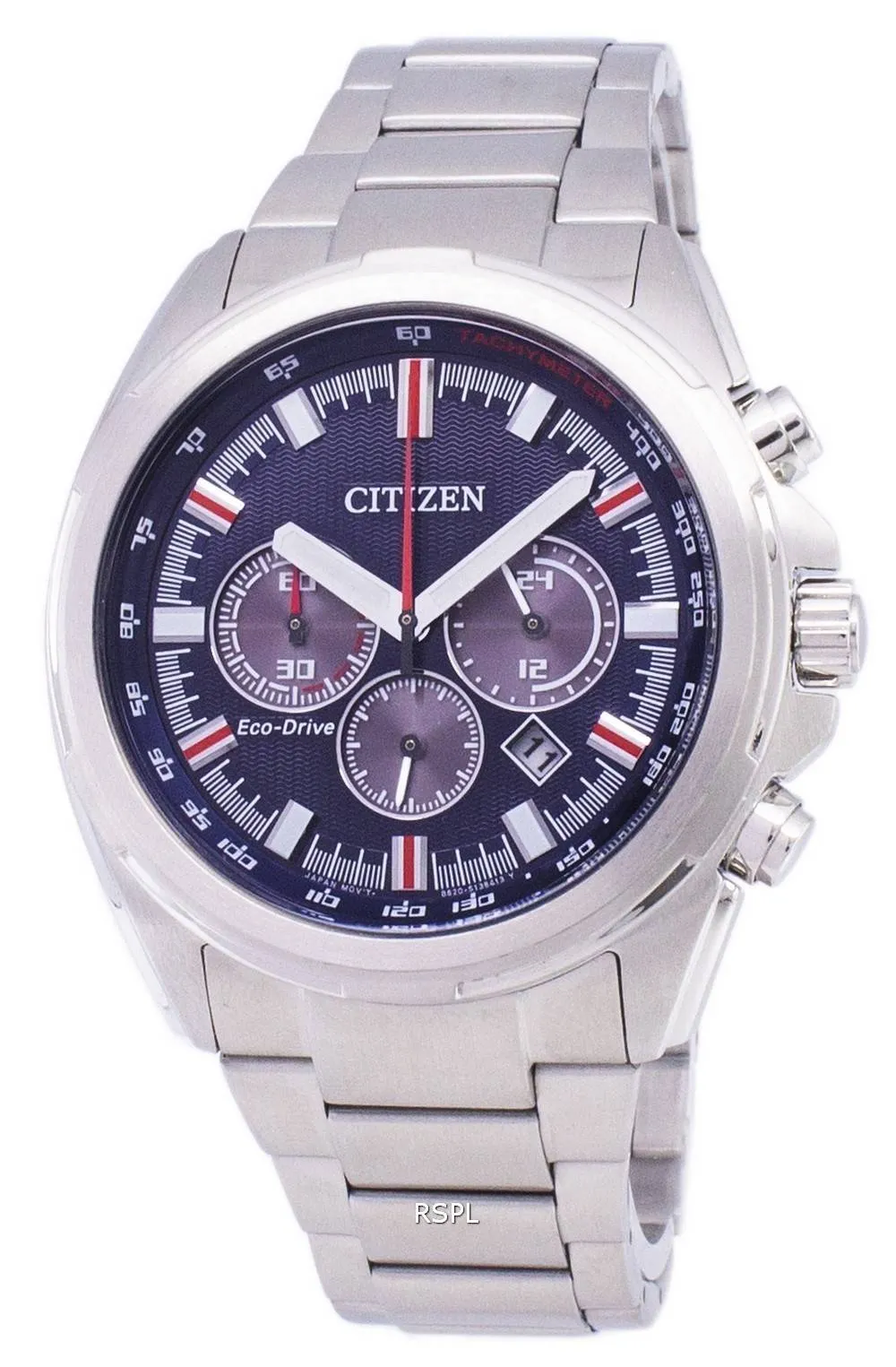 Montre Citizen Eco-Drive chronographe tachymètre CA4220 - 55L masculin
