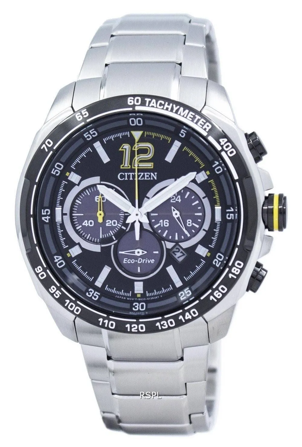 Citizen Eco-Drive chronographe tachymètre CA4234-51E montre homme