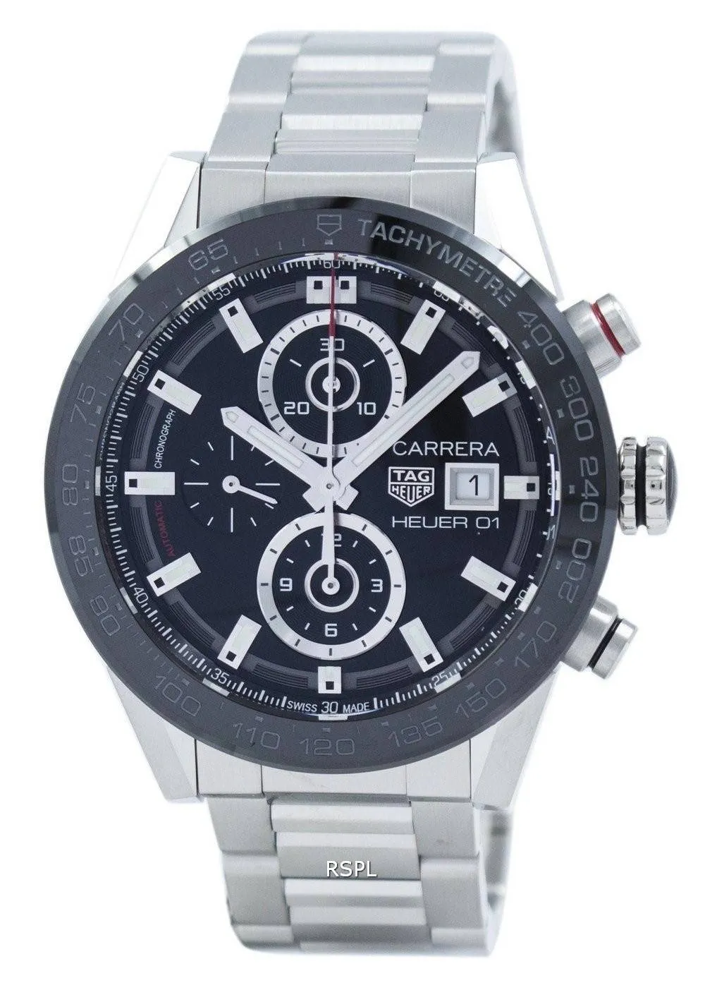 Tag Heuer Carrera chronographe tachymètre automatique CAR201Z. BA0714 Montre homme