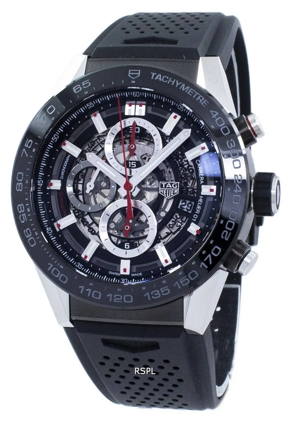 Tag Heuer Carrera chronographe tachymètre automatique CAR2A1Z. FT6044 Montre homme