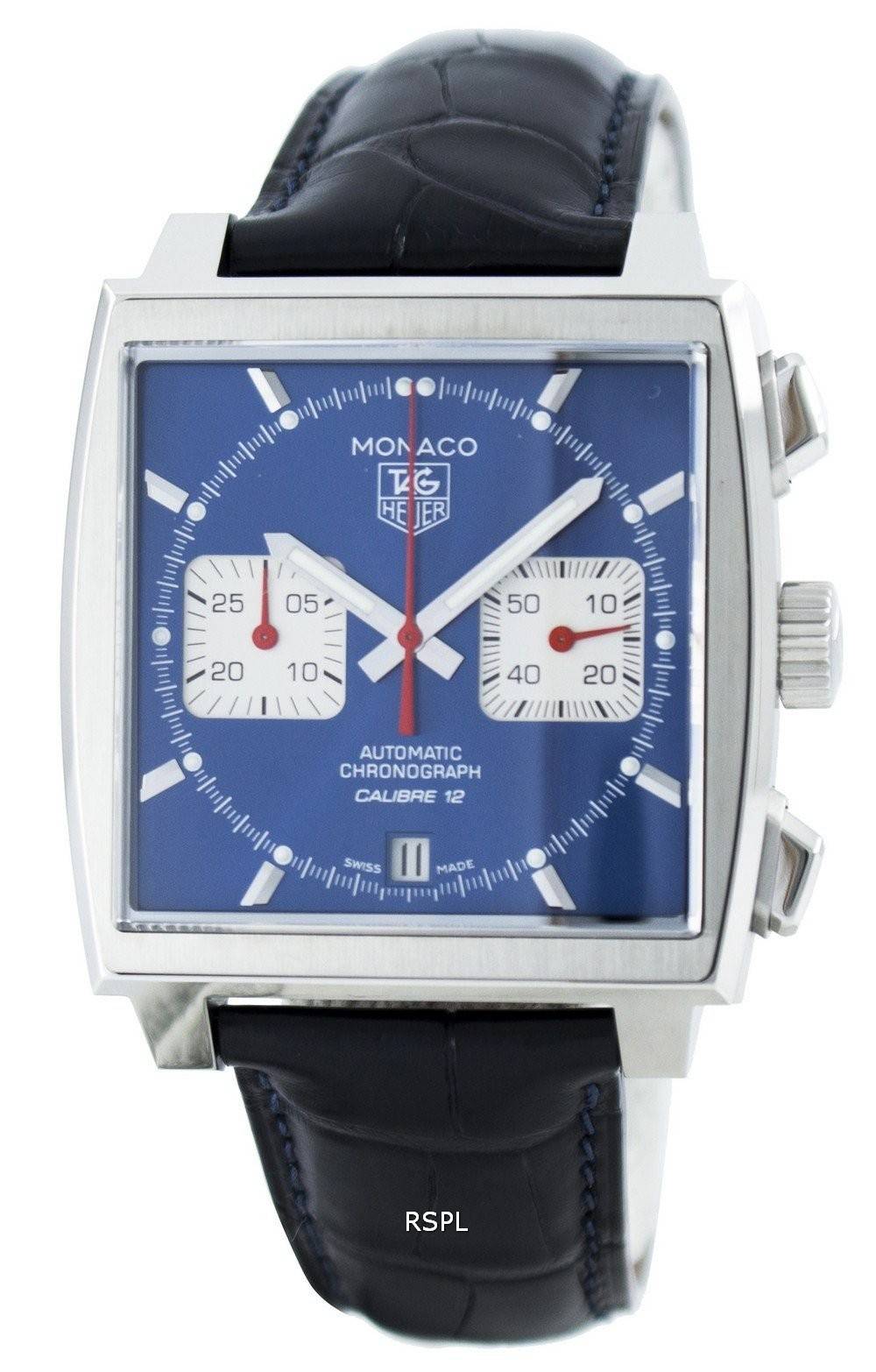 Tag Heuer Monaco automatique Chrongraph Calibre 12 fabriqué en Suisse CAW2111. FC6183 Montre homme