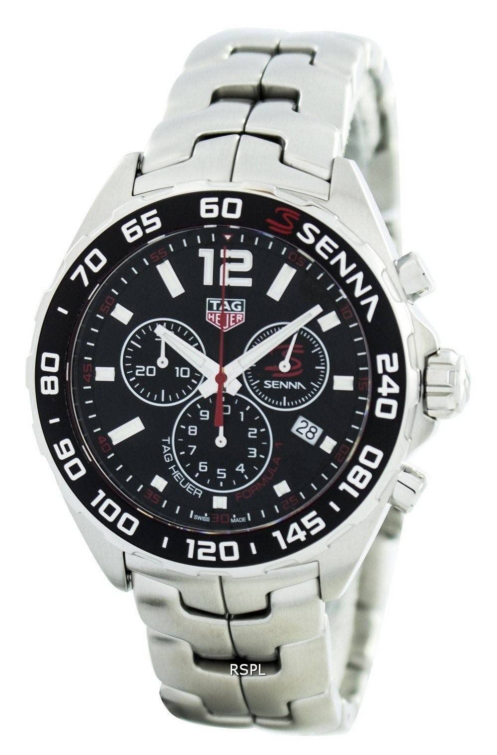 Tag Heuer Senna Formula 1 Chronographe Quartz 200M CAZ1015.BA0883 Montre Homme
