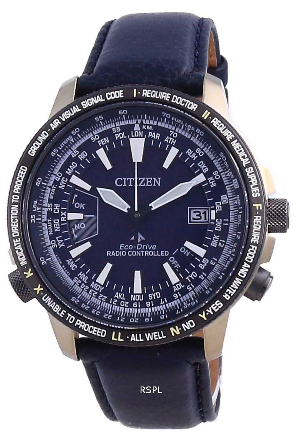 Montre de plongÃ©e Citizen Promaster Eco-Drive Titanium CB0204-14L 200M radiocommandÃ©e pour homme