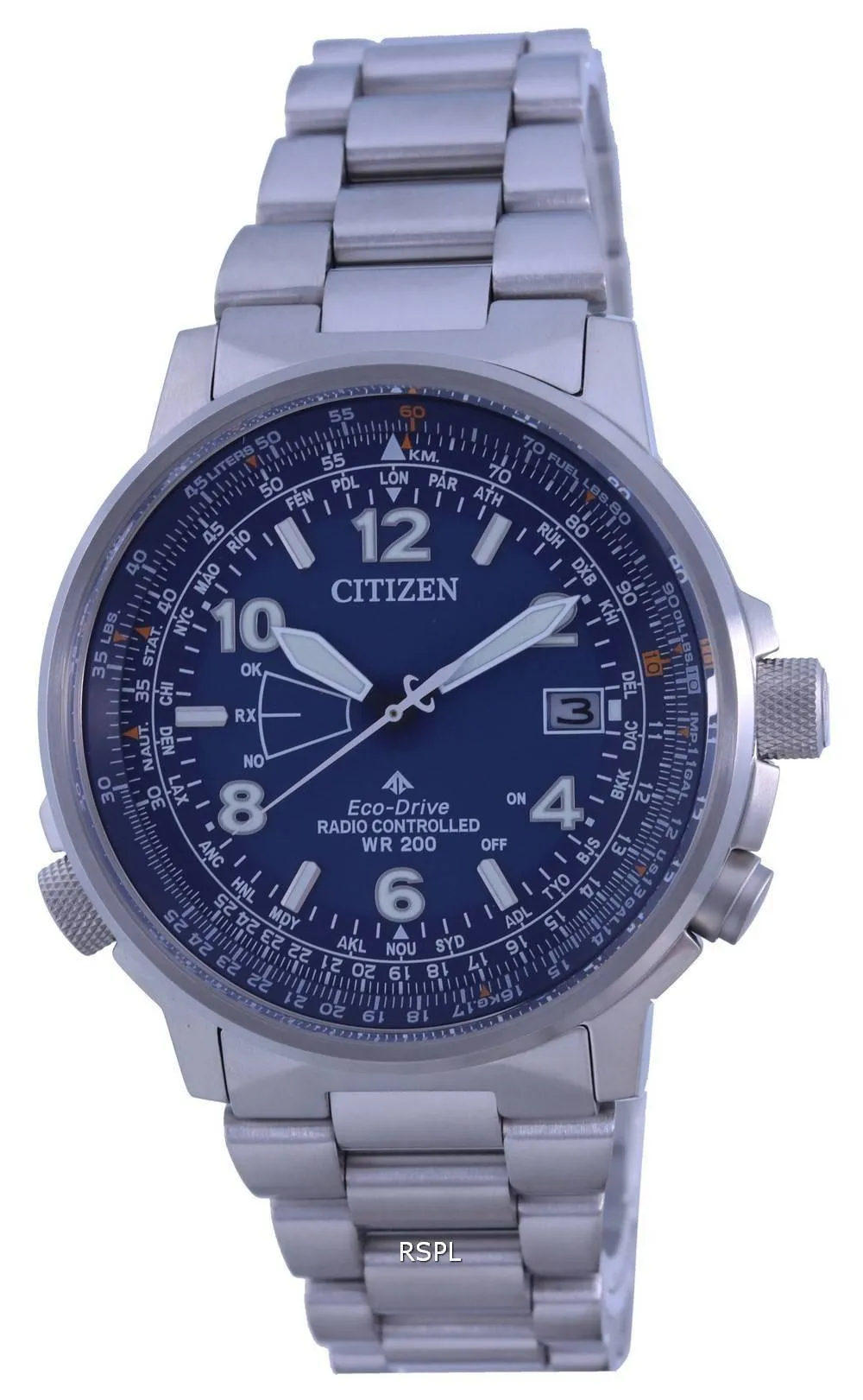 Montre Citizen Promaster Sky RadiocommandÃ©e Eco-Drive CB0240-88L 200M pour homme