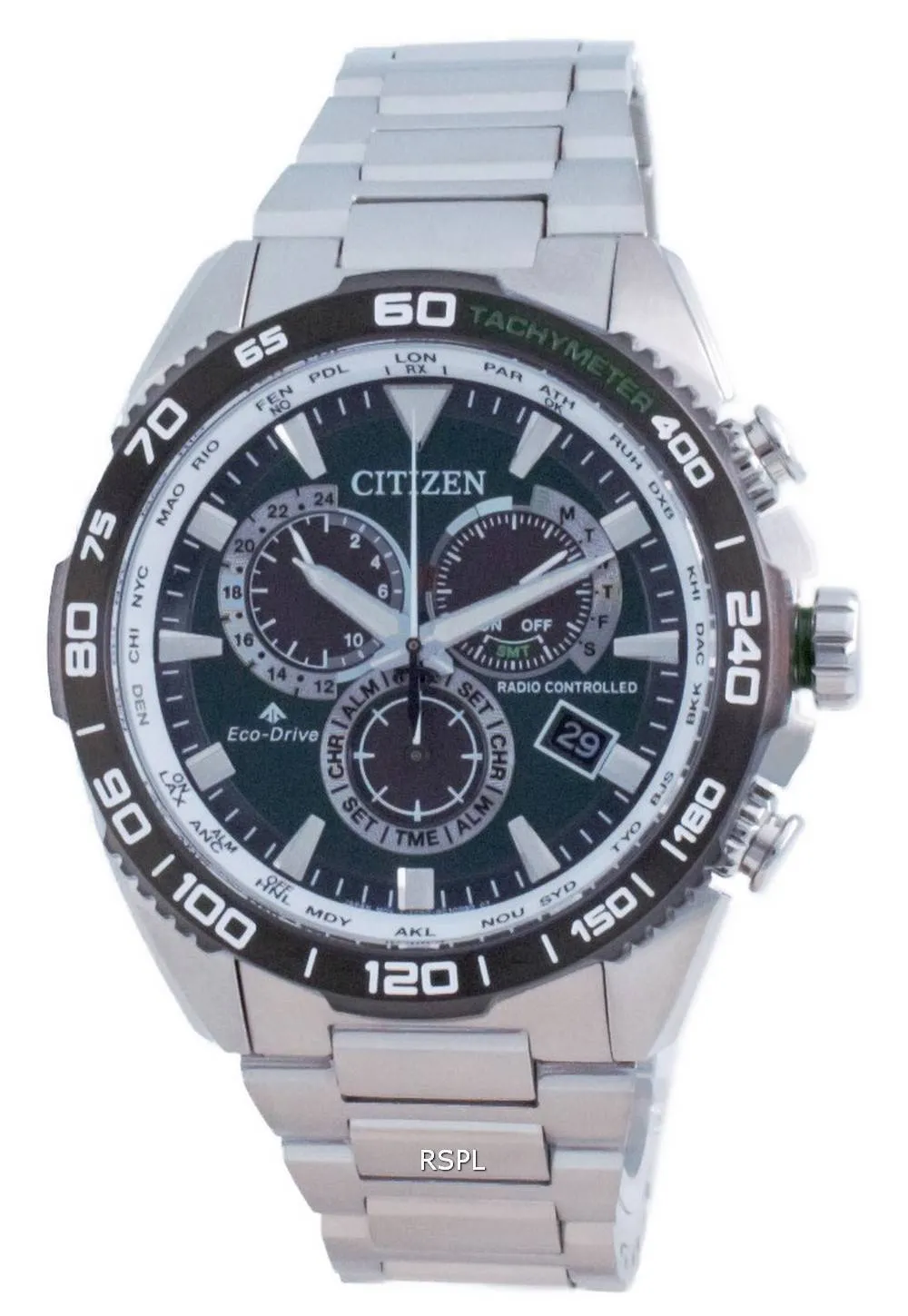 Montre Eco-Drive CB5034-91W 200M pour homme Citizen Promaster Radio Controlled Chronograph Diver