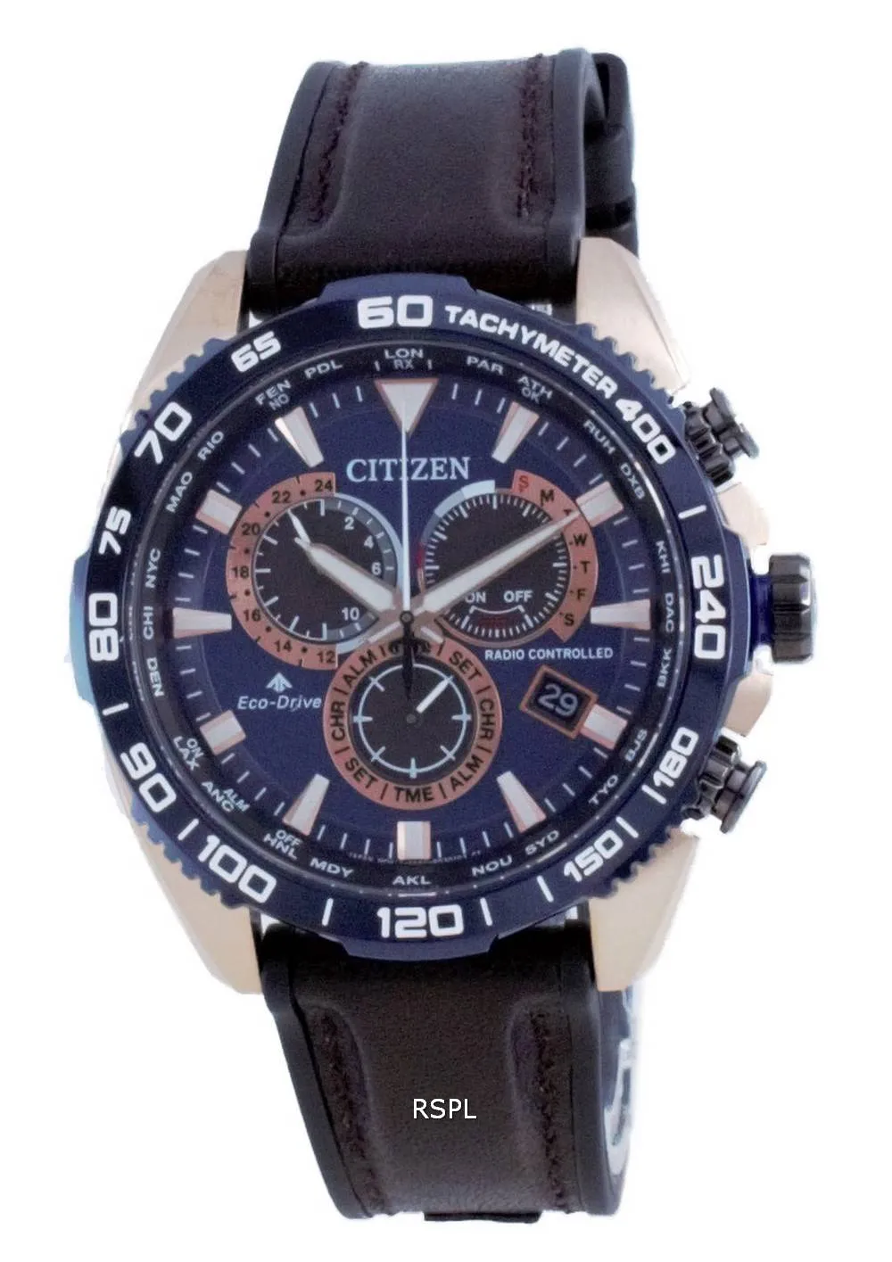 Montre Eco-Drive CB5039-11L 200M pour homme Citizen Promaster Chronograph RadiocommandÃ©e Diver