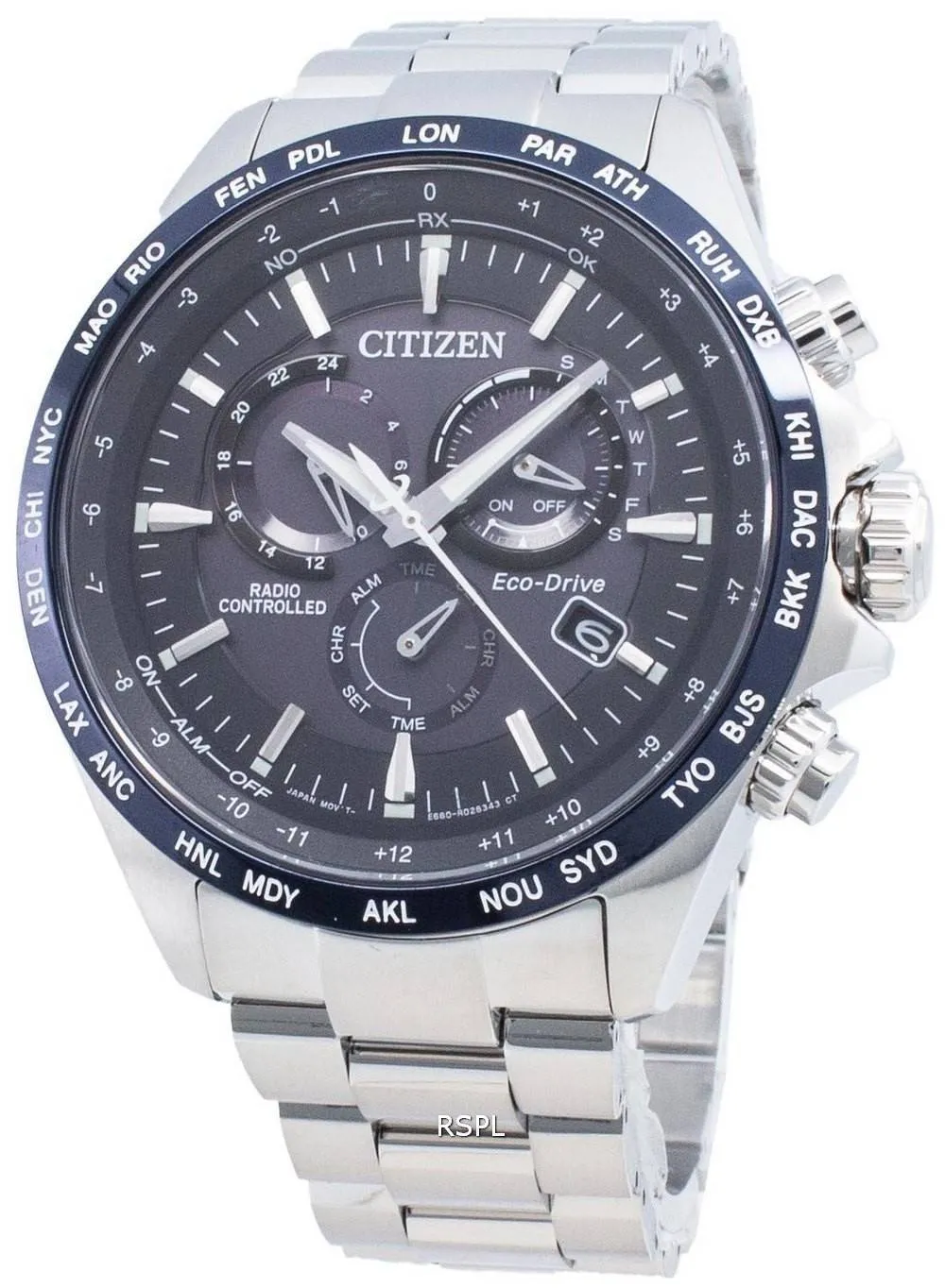 Citizen Eco-Drive CB5836-81L radio-ohjattava miesten kello