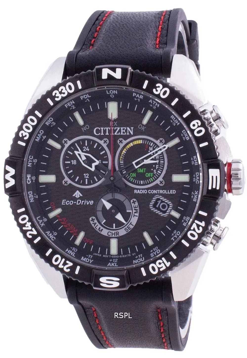 HORSMontre Citizen Promaster Navihawk Eco-Drive Tachymeter CB5841-05E 200M pour homme