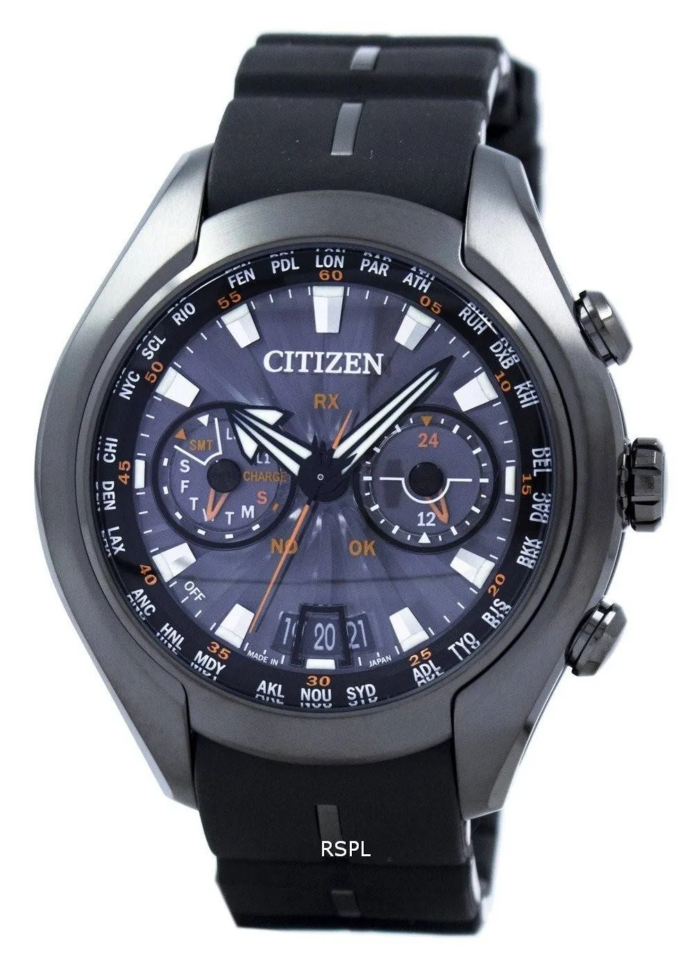 Citizen Promaster Satellite vague calendrier perpétuel Japon fait CC1075-05F montre homme