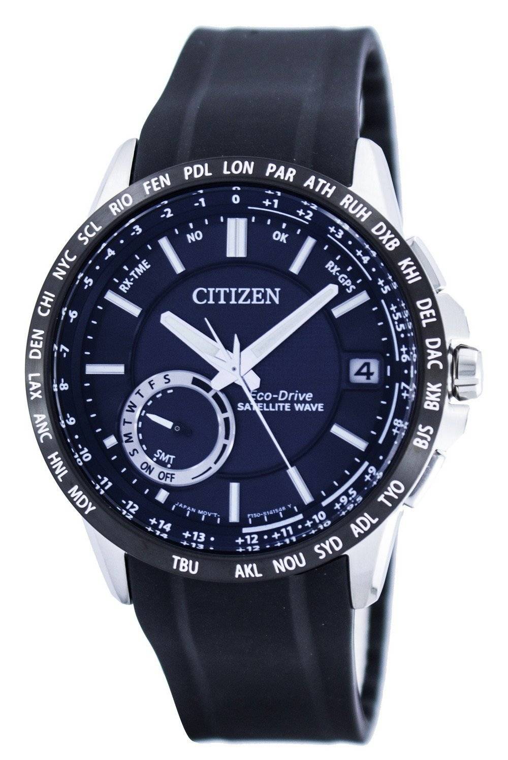 Citizen Eco-Drive satellite d'ondes GPS World Time Power Reserve CC3005-18E Montre pour homme