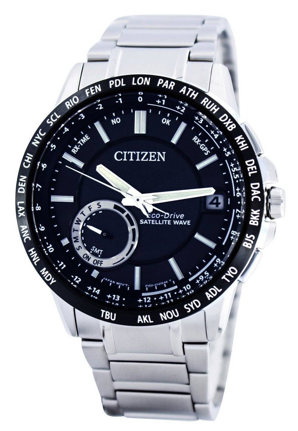 Citizen Eco-Drive satellite d'ondes GPS World Time Power Reserve CC3005-51E Montre pour homme