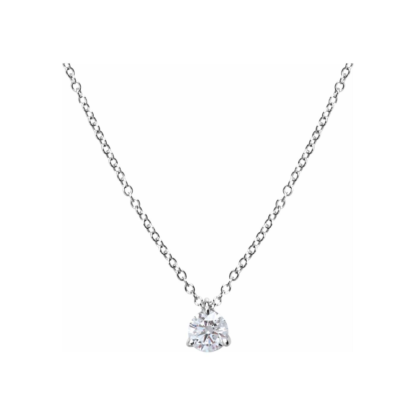 Achat Collier Laura en or blanc 18 carats et diamants 0.5ct