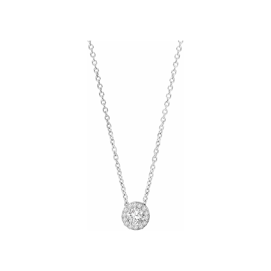 Achat Collier Margot en or blanc 18 carats et diamants 0.25ct + 0.07ct
