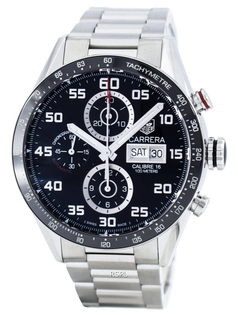 Tag Heuer Carrera chronographe automatique Calibre 16 Suisse fait CV2A1R. BA0799 Montre homme