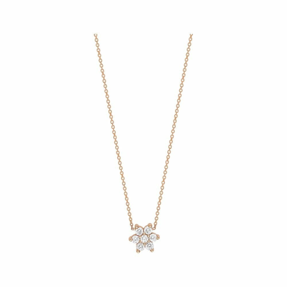 Achat Collier Ginette NY STAR en or rose et diamants