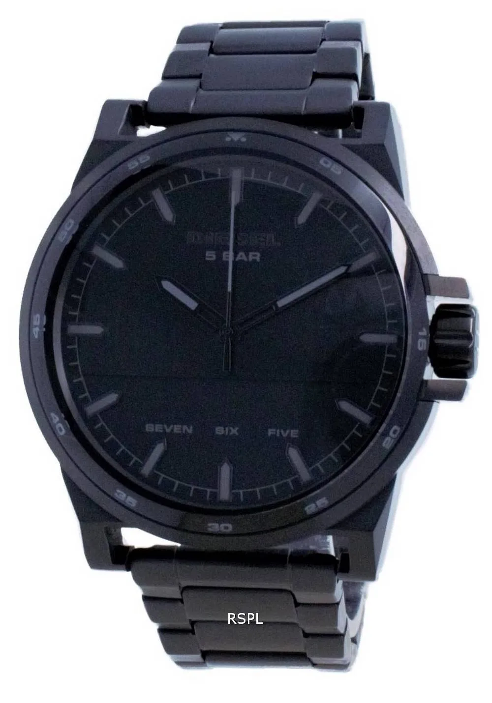 Montre Homme Diesel D-48 Cadran Noir Acier Inoxydable Quartz DZ1934