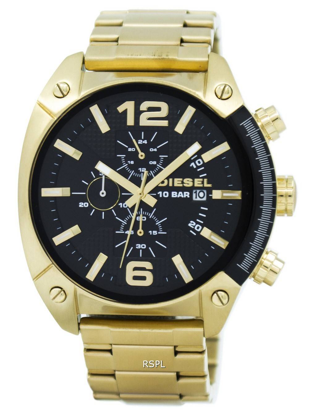 Diesel débordement Quartz chronographe DZ4342 montre homme