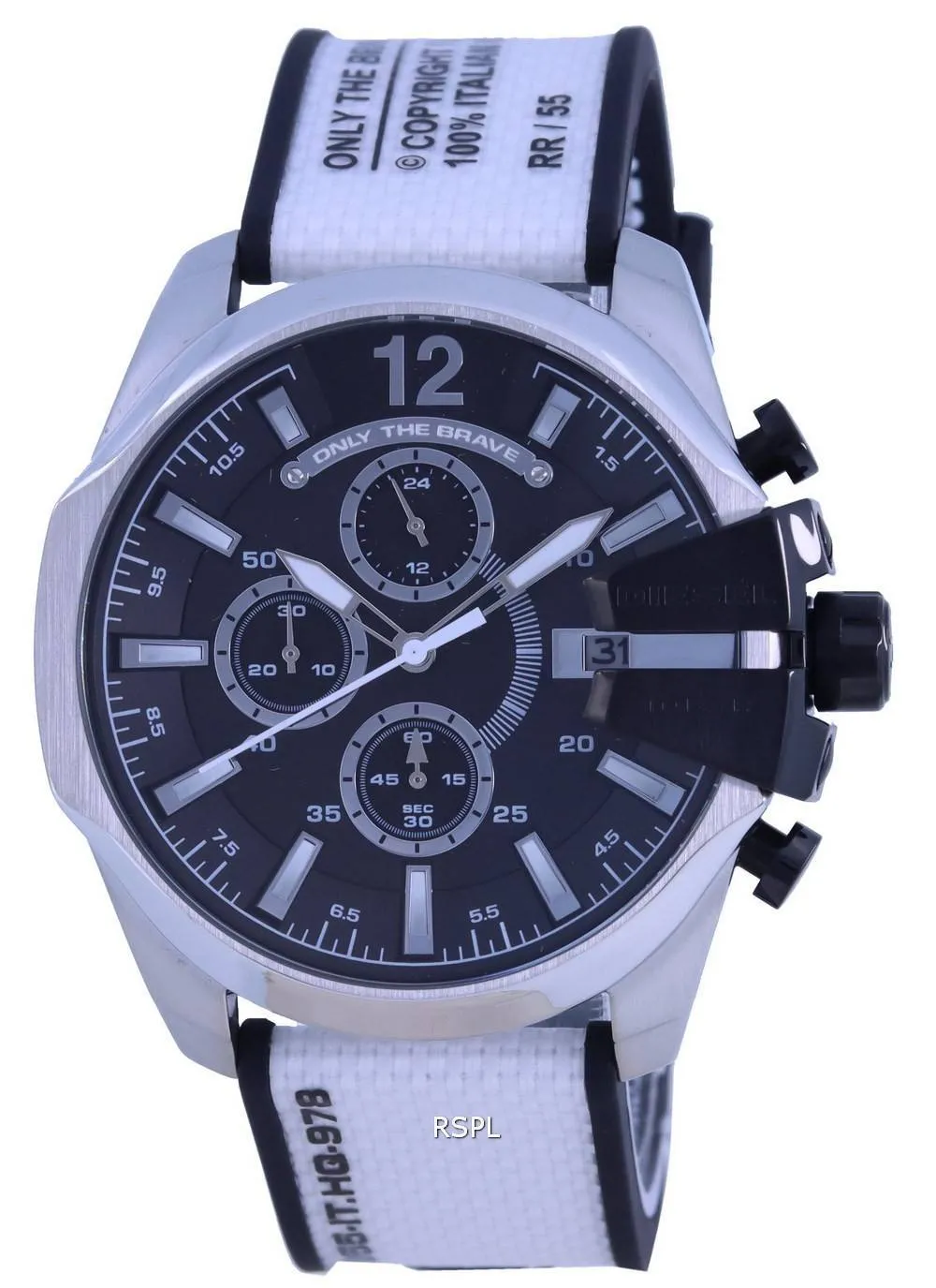 Montre Homme Diesel Baby Chief Chronographe Cadran Noir Quartz DZ4564 100M