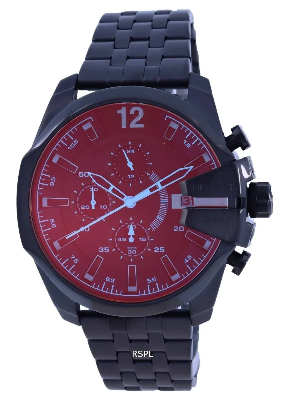 Montre Homme Diesel Baby Chief Chronographe Cadran Noir Quartz DZ4566 100M