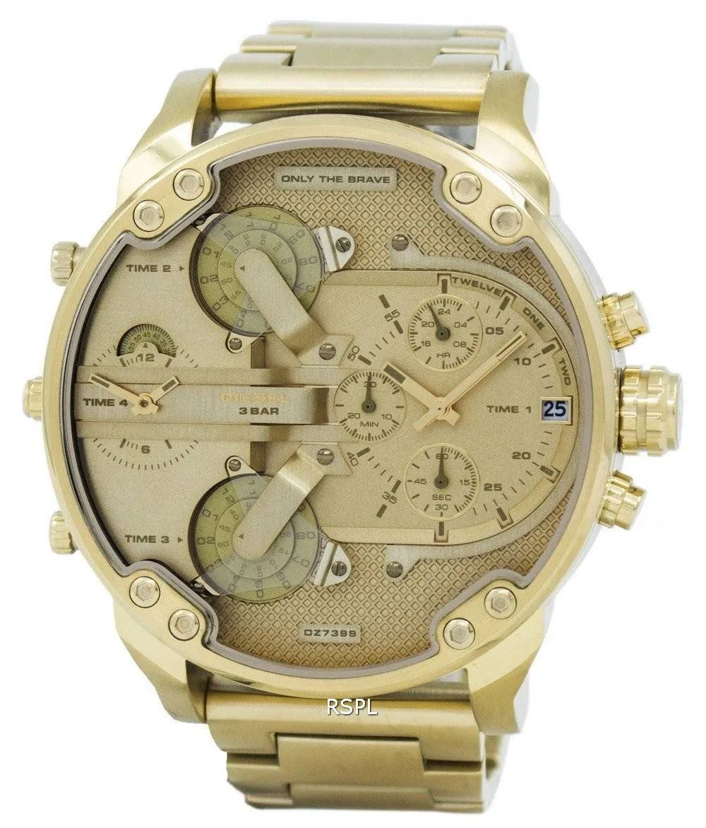 Délais de M. Papa 2.0 diesel « Only The Brave » Chronographe Quartz DZ7399 montre homme