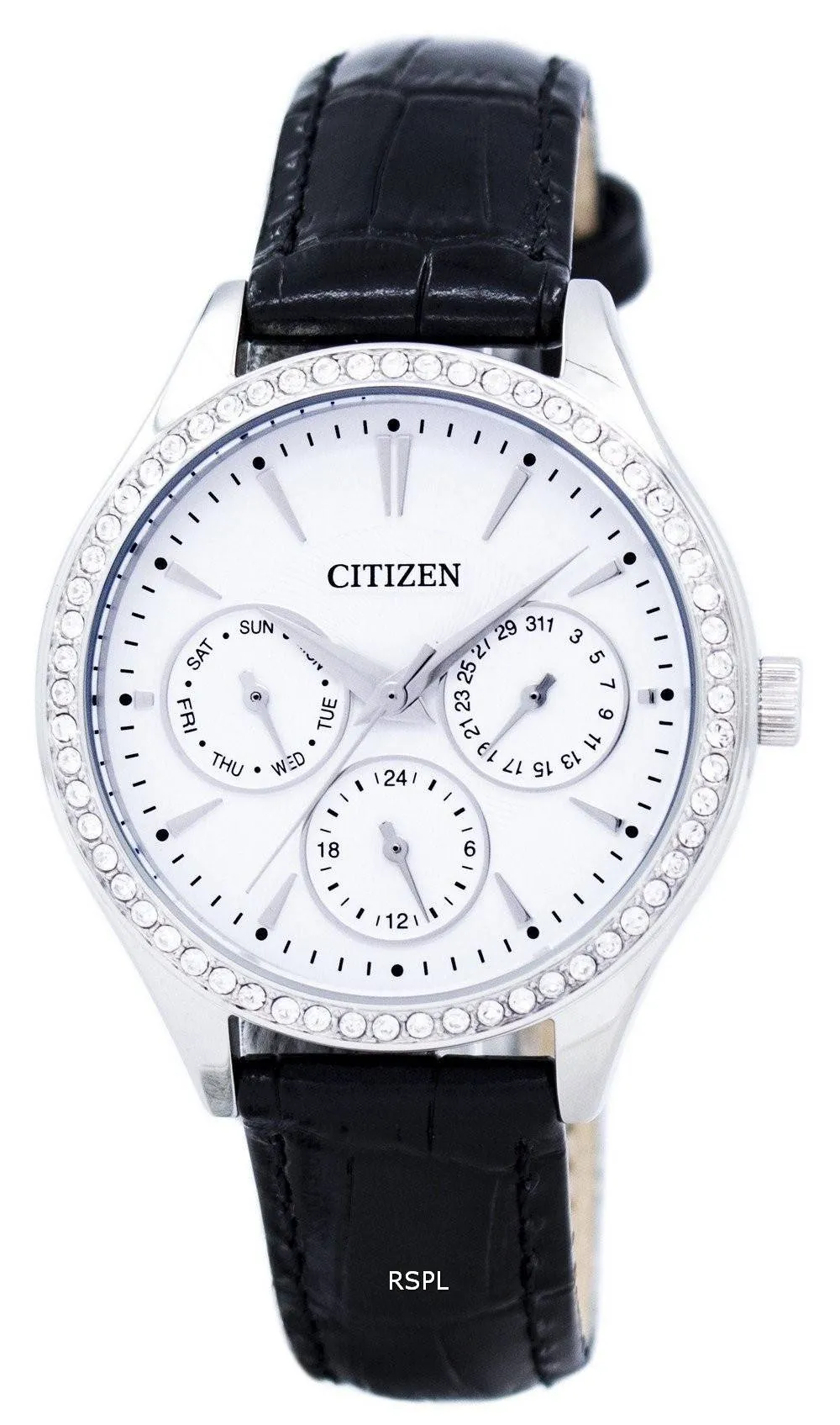 Montre Citizen Quartz diamant Accent ED8160-09 a féminin