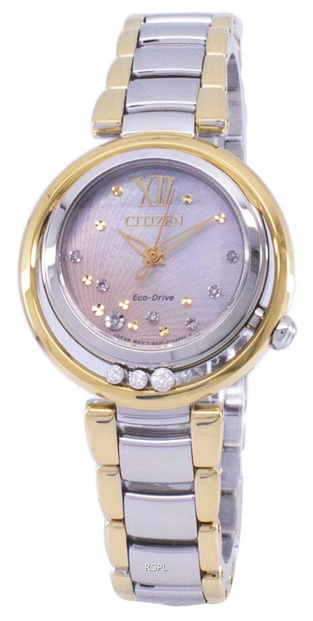Sunrise L Citizen Eco-Drive diamant Accent EM0324 - 58d Women Watch