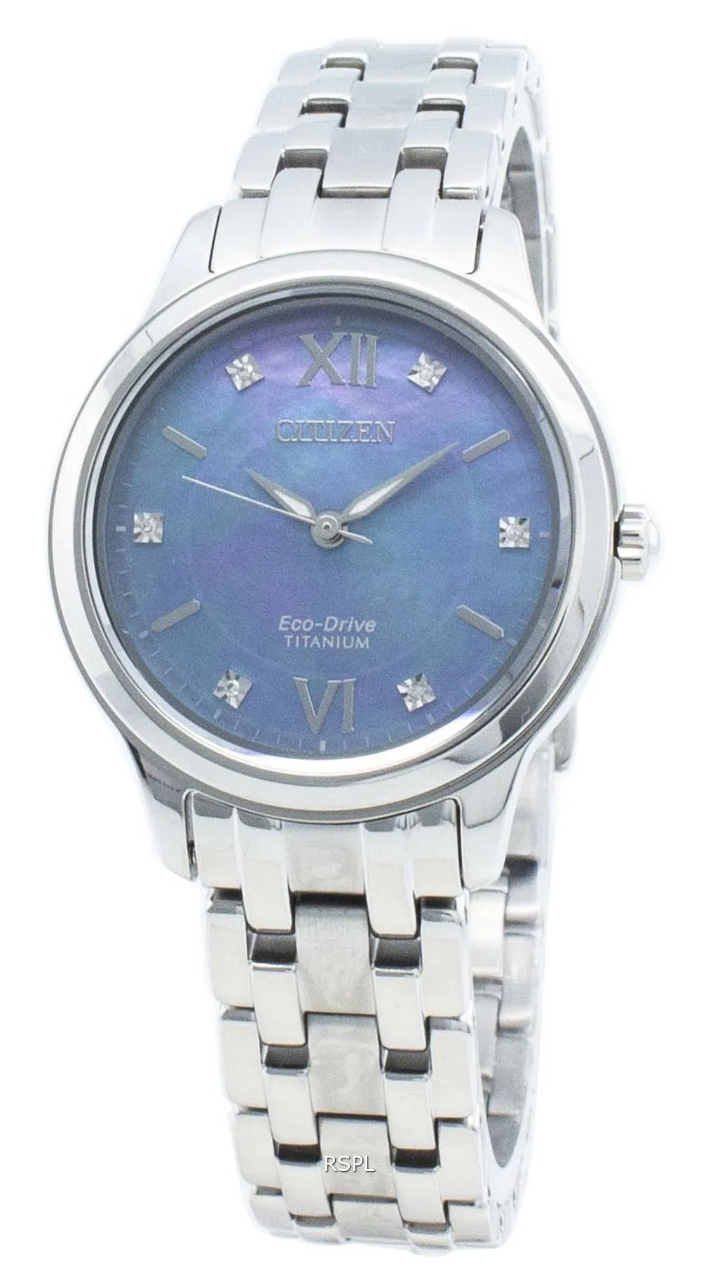 Montre Citizen Eco-Drive EM0720-85N avec accents de diamant pour femme