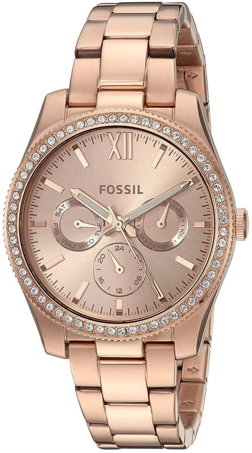 Scarlette fossiles multifonction Quartz diamant Accent ES4315 Women Watch