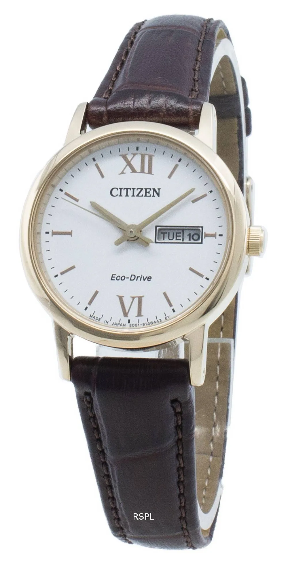 Montre Citizen Eco-Drive EW3252-07A pour femmes fabriquée au Japon