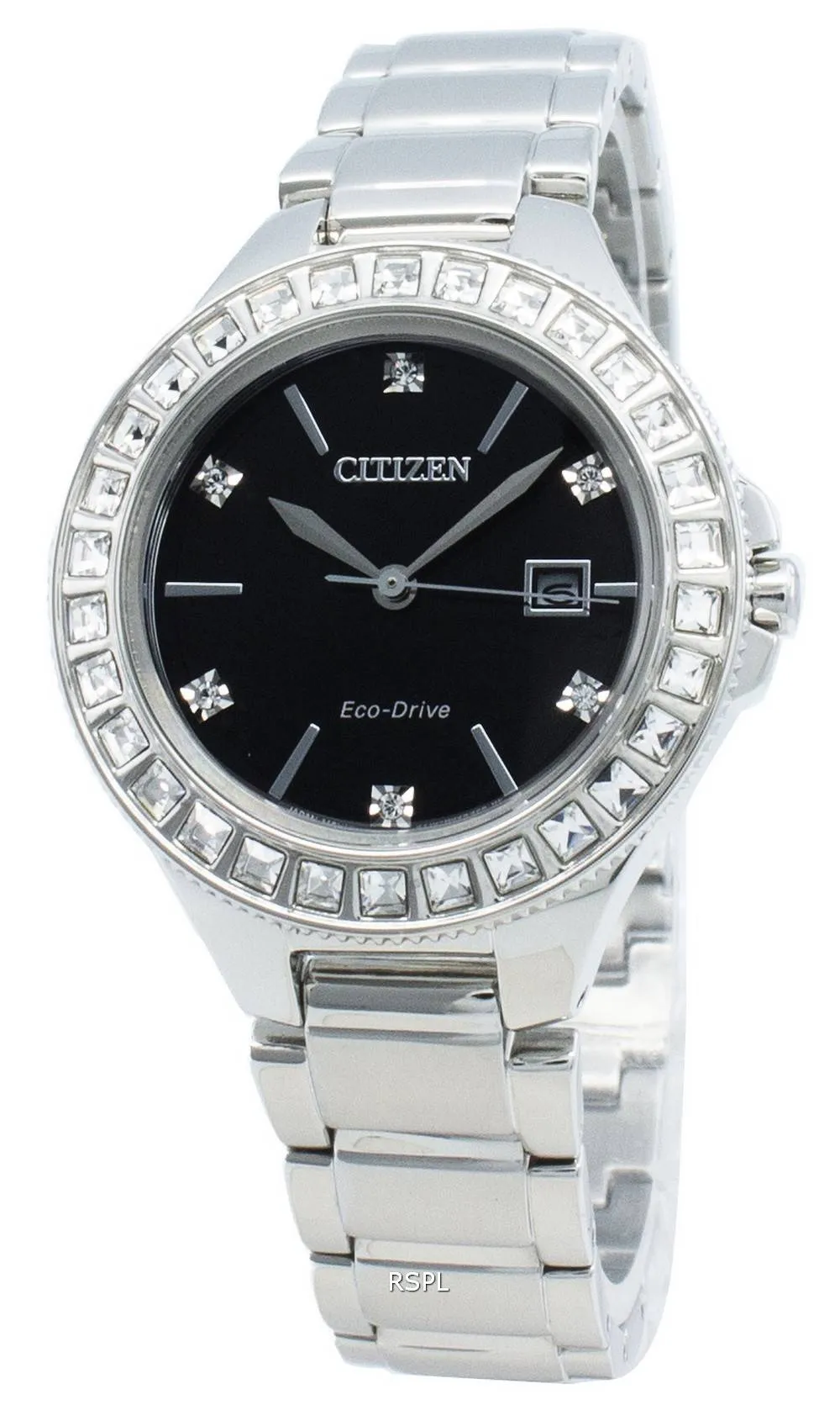 Citizen Silhouette FE1190-53E Diamond Accents Eco-Drive Damenuhr