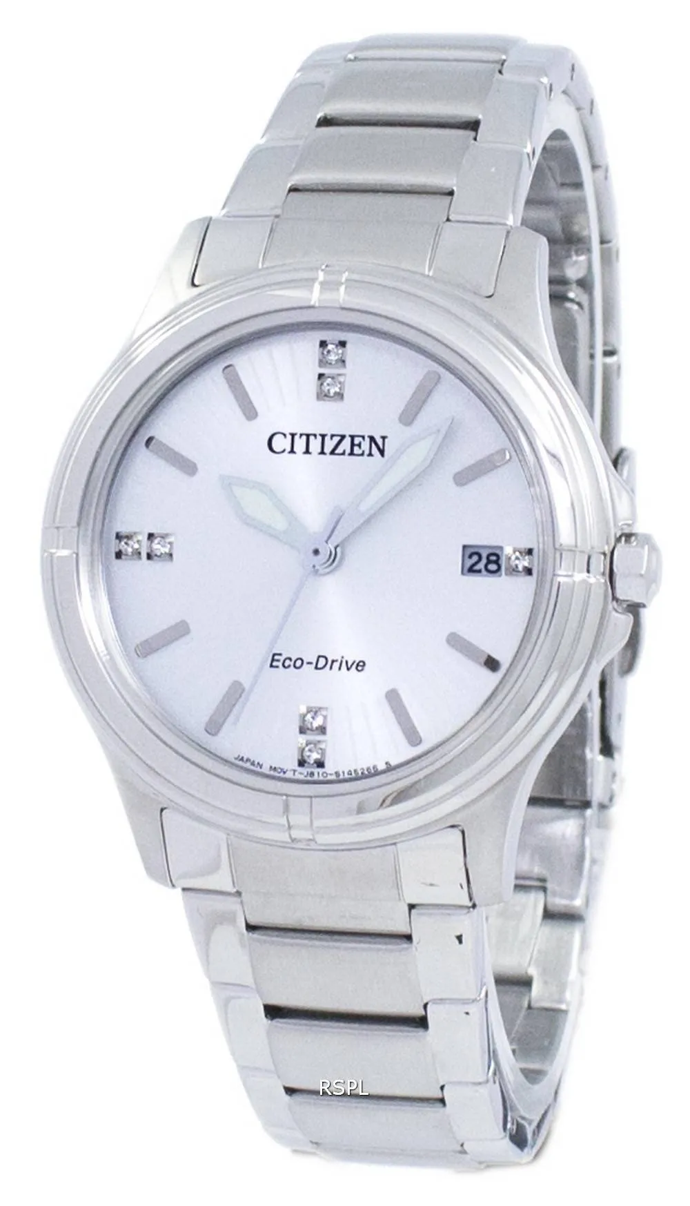 Montre Citizen Eco-Drive diamant Accent FE6050-55 a féminin