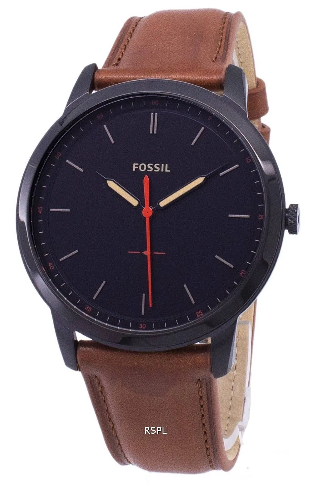 Montre Quartz fossiles minimaliste 3H FS5305 masculin